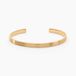 Icecat Bracelet jonc vintage Love plaqué or jaune