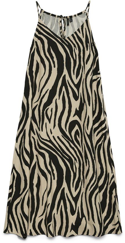VERO MODA VMJESMILO CALF SINGLET DRESS WVN NOOS Jurk Zwart M