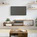 Maison Exclusive - Support TV mural, 150x25x28,5 cm, fabriqué en panneau de fibres de bois