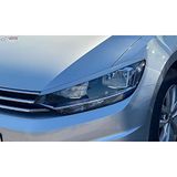 Koplampspoilers RDX Racedesign Koplampspoilers compatibel met Volkswagen Touran (5T) 2015- (halogeen) (ABS)