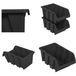 20 x Boîtes empilables Atelier Garage Boîtes de rangement transparentes Boîtes de rangement empilables Boîtes de tri Boîtes 390x240x180 mm Anthracite boîtes empilables plastique boîtes de rangement empilables