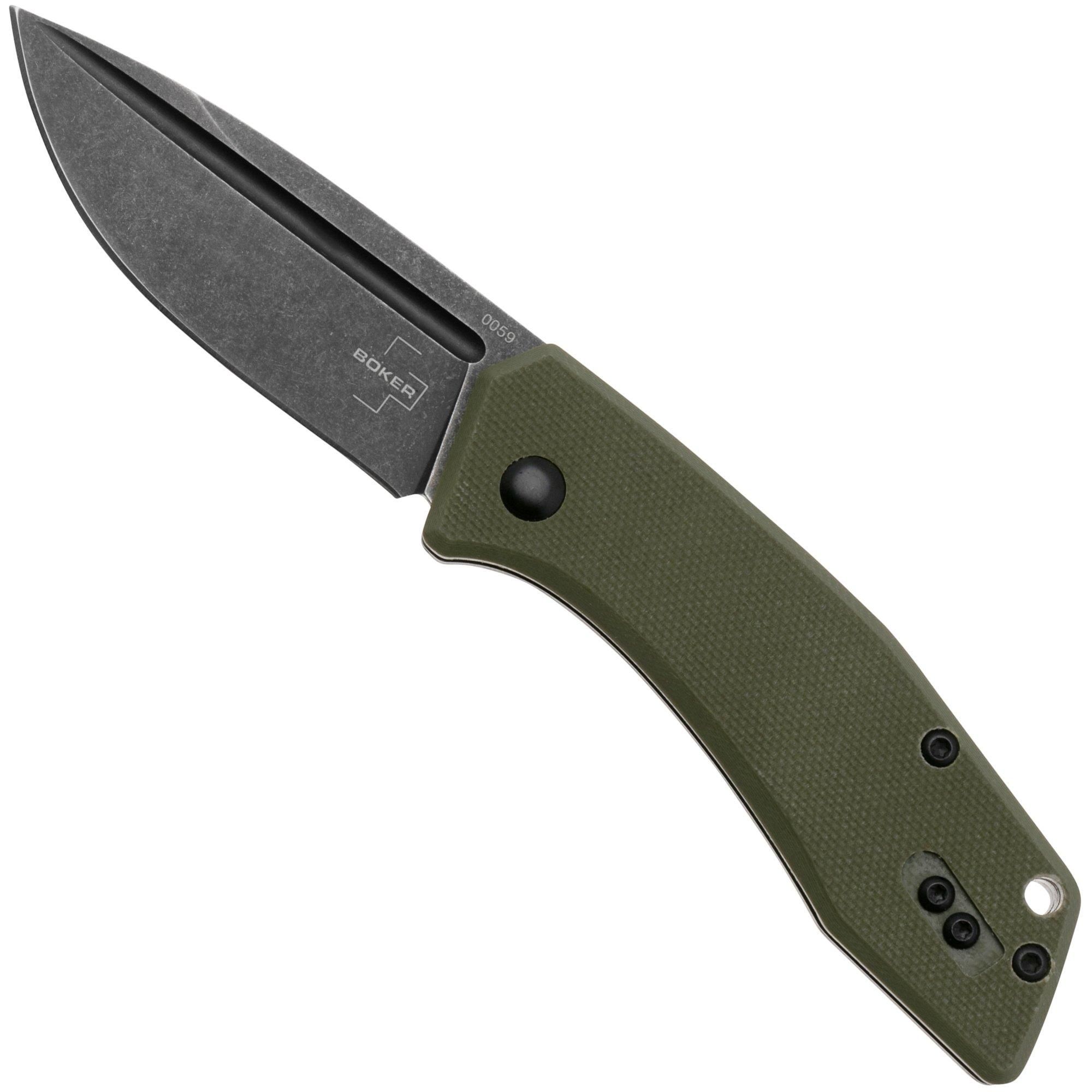 Böker Plus Worldwide 2.0 - Olive Green G10 - Slipjoint Pocket Knife