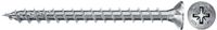 Fischer 500x Power-Fast II FPF II CZF 5 x 60 mm BC verzonken kop met kruiskop PZ2 volledig schroefdraad gegalvaniseerd blauw gepassiveerd - 670406
