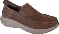 Skechers Slip-Ins Parson - Oswin Mannen Bruin Leer Schoenen Maat 42.5