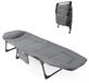 Bol Chaise longue réglable avec coussin et design pliable