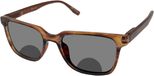 Vista Bonita Lunettes de lecture solaires Cubo Bifocal-Amber Dawn-+2.50