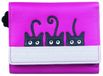 P Boo Cats Petite Portefeuille en cuir