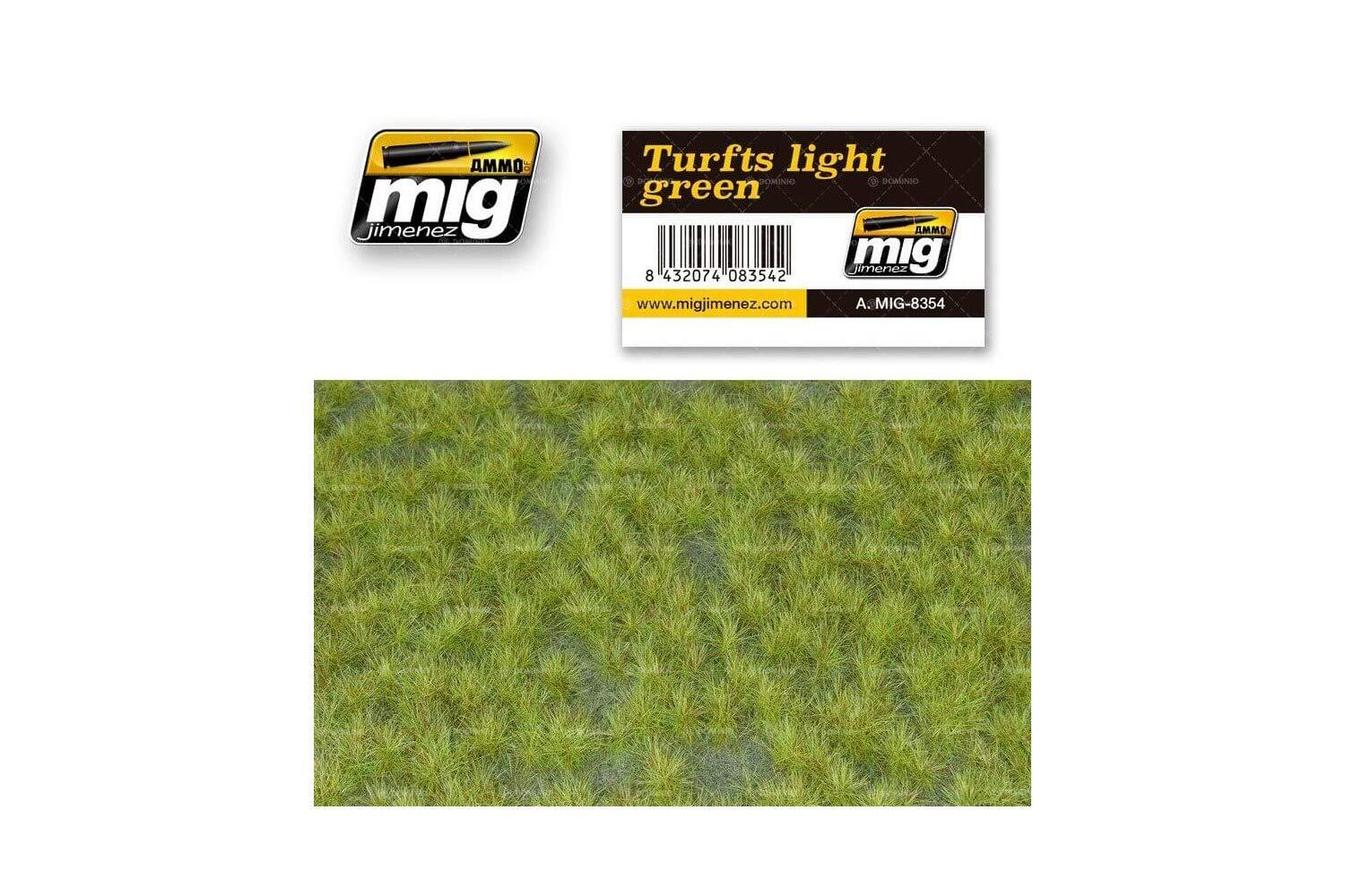 mig Munitie mig-8354 turfts lichtgroen gras tapijten, meerkleurig