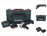 Metabo WPB 18 LT BL 11-125 Quick accu-haakse slijper 18 V 125 mm borstelloos + 1x accu 4,0 Ah + oplader + metaBOX