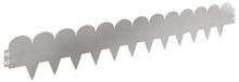 Bordure de pelouse Acier inoxydable Argenté 30 pièces 103 x 15 cm