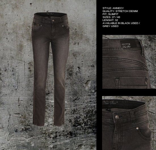 New Star Jeans Annecy black denim - maat 28/32