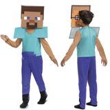 Disguise MINECRAFT (MOJANG) Steve Fancy Dress Kostuum Jongens Maat XS