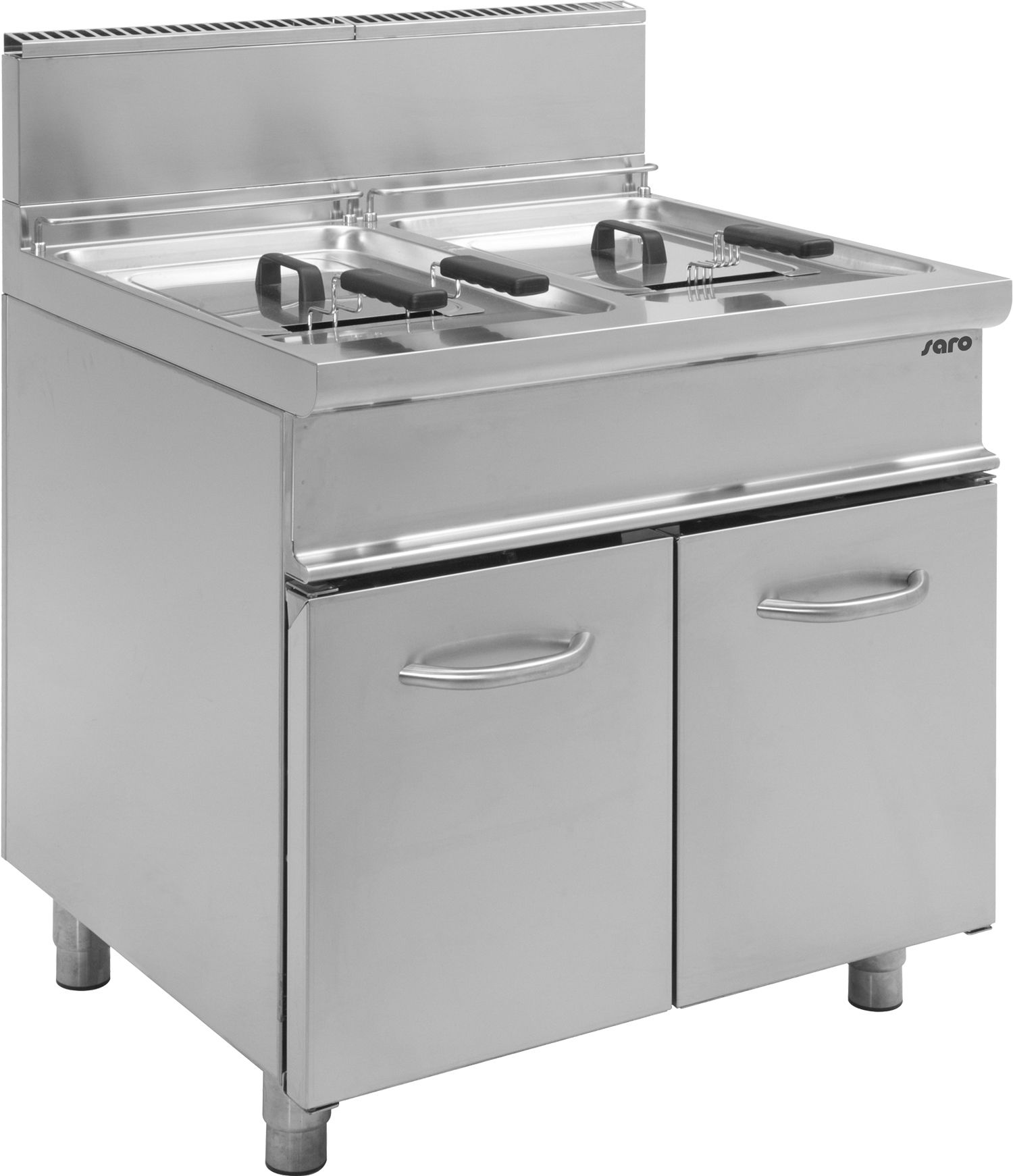 Saro E7/FLG2V13 Dubbele Frituurpan - 26L - 22400W - RVS