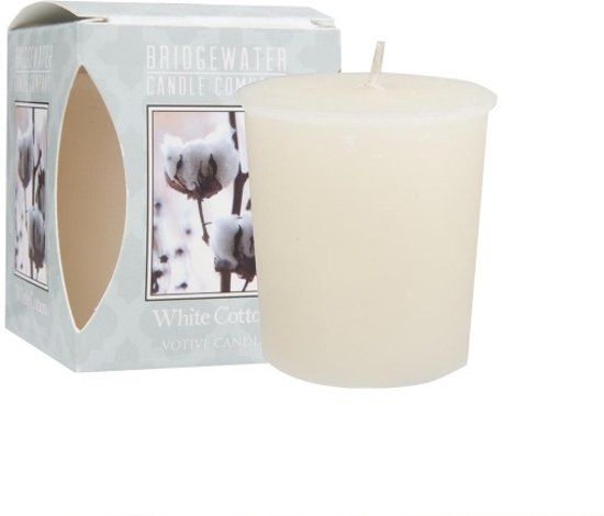 Bridgewater Geurkaarsjes / Votives White Cotton 3 st. - Wit - 8719323099975