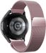 Bandz Hoogwaardige Milanese Loop band met magneetsluiting geschikt voor Garmin Vivoactive 6 / 5 / 3 / Vivomove / 3 / HR / Style / Luxe / Sport / Trend / Forerunner 645 / 570 / 245 / 170 / 165 / 70 / 55 / Venu / SQ / SQ2 / 2 Plus - Roze