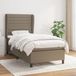 Maison Exclusive - Boxspringbed met matras, taupe, 80x200 cm, textiel
