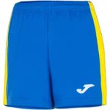 Joma Maxi Short Dames - Royal / Geel | Maat: XL
