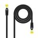 Monkey Ladder Netwerkkabel RJ45 LSZH CAT.6A SFTP AWG26, zwart, 25 cm