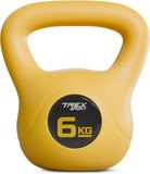 Trex Sport TX-006CKB - Kettlebell - Vinyl trainingsgewicht - 6 kg - Met brede handgreep