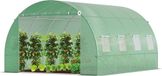 VOUNOT® Serre, serre de jardin, serre d'hiver résistante pour tomates, tunnel de jardin, 4x3x2 mètres, 12 m²