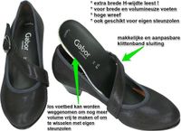 Gabor Dames Blauw Donker Pumps & Hakschoenen Maat 36