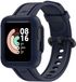 By Qubix - Siliconen sportband met case - Donkerblauw - Geschikt voor Xiaomi Redmi Watch 2 (Lite)