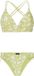 Protest Prtfaya Triangle Bikini Set Dames Sour Green Gebloemd XXL