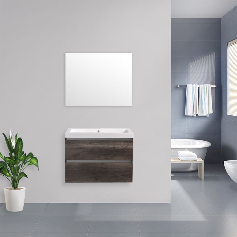 Badkamerplanet Badkamermeubel Trento Greeploos Keramiek 80 cm Century Oak