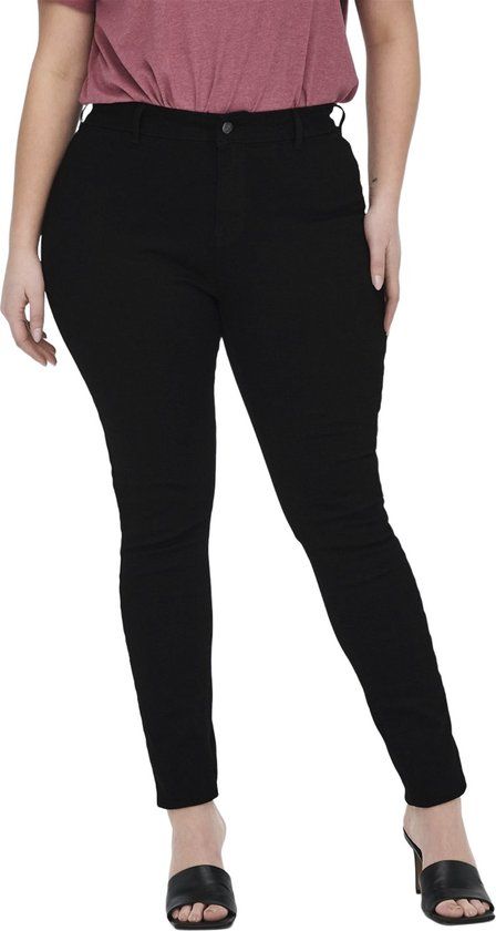 ONLY CARMAKOMA CARHUBA HW SKINNY JEGGINGS - Black - Women's W46 X L32