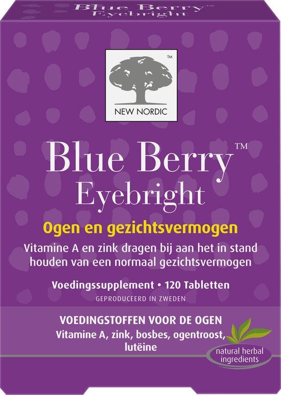 New Nordic Blue Berry Eyebright Tabletten