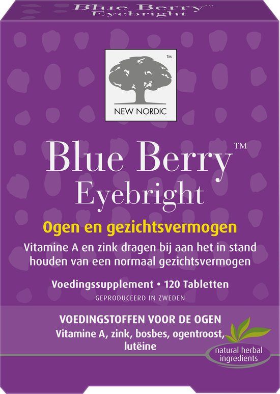 New Nordic Blue Berry Eyebright Maxi - 120 Tabletten
