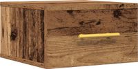 vidaXL Nachtkastje Bewerkt Hout Oudhout
