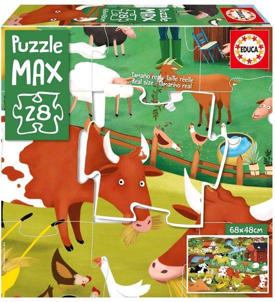 Educa Puzzle XL 28 Farma - Puzzel XL 28 Boerderij