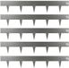 Talen Tools Borderrand Kantopsluiting Gegalvaniseerd Koppelbaar Staal Zilver 100 x 7,5 cm 5 stuks