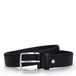 Nae Vegan Shoes NAE Oliana Ceinture Vegan en Cuir de Cactus pour Homme – Noir 3 cm, Boucle Sans Nickel, Entièrement Réglable