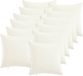 vidaXL - Kussensloop - 12 stuks - Wit - 45 x 45 cm - Katoensatijn