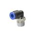 Riegler L-steekschroefverbinding »Blaue serie«, draaibaar, R 3/8 a., voor slang-buiten-Ø 14 mm, werkdruk max. 15 bar, KS/MS niet, L=33,3 mm