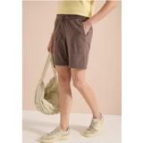 Shorts en seersucker de couleur unie