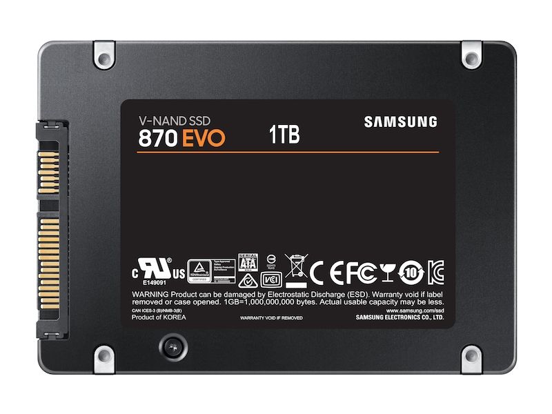 【中古】Samsung 870 EVO 1TB 2.5インチ SATA SSD Samsung 870 EVO 1TB 2.5
