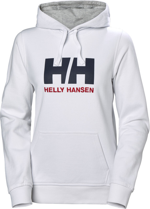 Helly Hansen HH Logo Midlayer Dames wit L 2019 Sweatshirts & Trainingsjassen