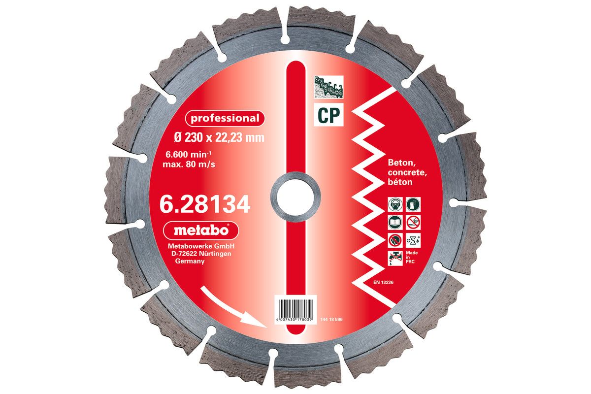 Metabo 628135000 2 Dia-TS - 230x22,23 mm - professioneel - CP