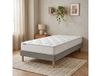 Ensemble matelas ressorts H24cm sommier en kit 90x200 gris