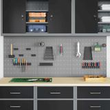 vidaXL Gereedschapswand - 3 st - Grijs - 150 x 1 x 60 cm