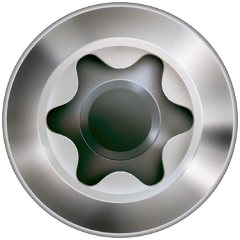 Spax Gevelschroef, 4 x 40 mm, 100 stuks, deel schroefdraad, lenskop, T-STAR plus T15, CUT-punt, roestvast staal A2