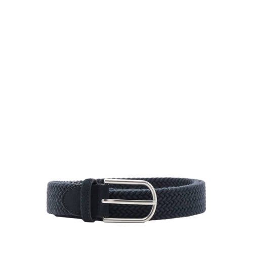 Mango Man riem donkerblauw