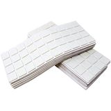 Adsamm® | 800 viltglijders | 25 x 25 mm | wit | vierkant | 3,5 mm dikke zelfklevende viltglijders
