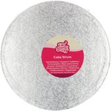 FunCakes Cake Drum Rond - Zilver - Ø25 cm