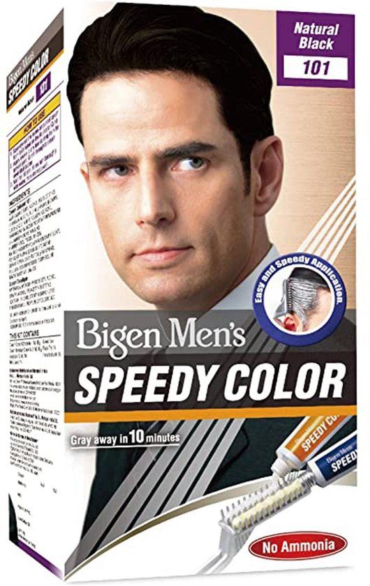 Bigen Men's Speedy Color - Natural Black #101 - 40g