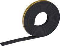 Kinzo Tochtstrip - E-profiel Rubber - Zelfklevend - Set van 2 Stuks - Zwart