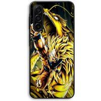Maniacase Hoesje voor Samsung Galaxy A57 Son Goku Super Saiyan SSJ3 Dragon Point Attack